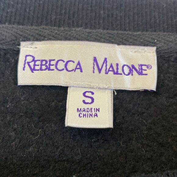 Rebecca Malone Christmas Sweatshirt | Ho Ho Ho  | Size Small - Picture 4 of 6